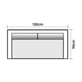 Monte Aluminum Loveseat ..Delivery in 3-7 working days